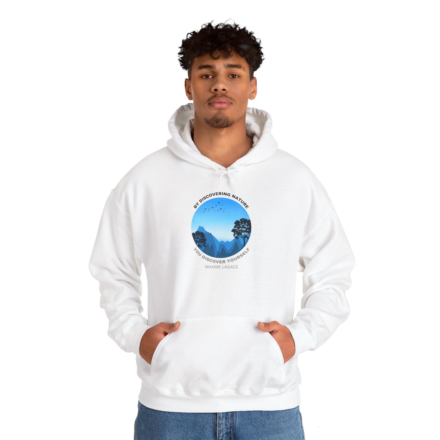 Nature quote Unisex Heavy Blend™ Hooded Sweatshirt