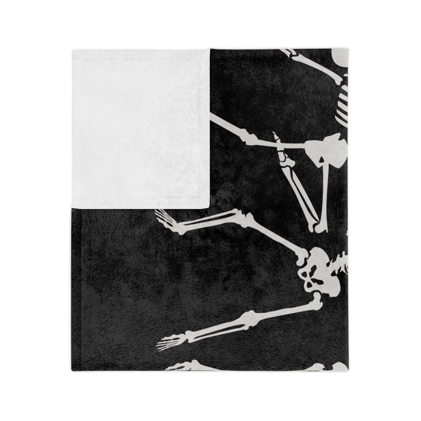 Dancing Skeleton Velveteen Microfiber Blanket