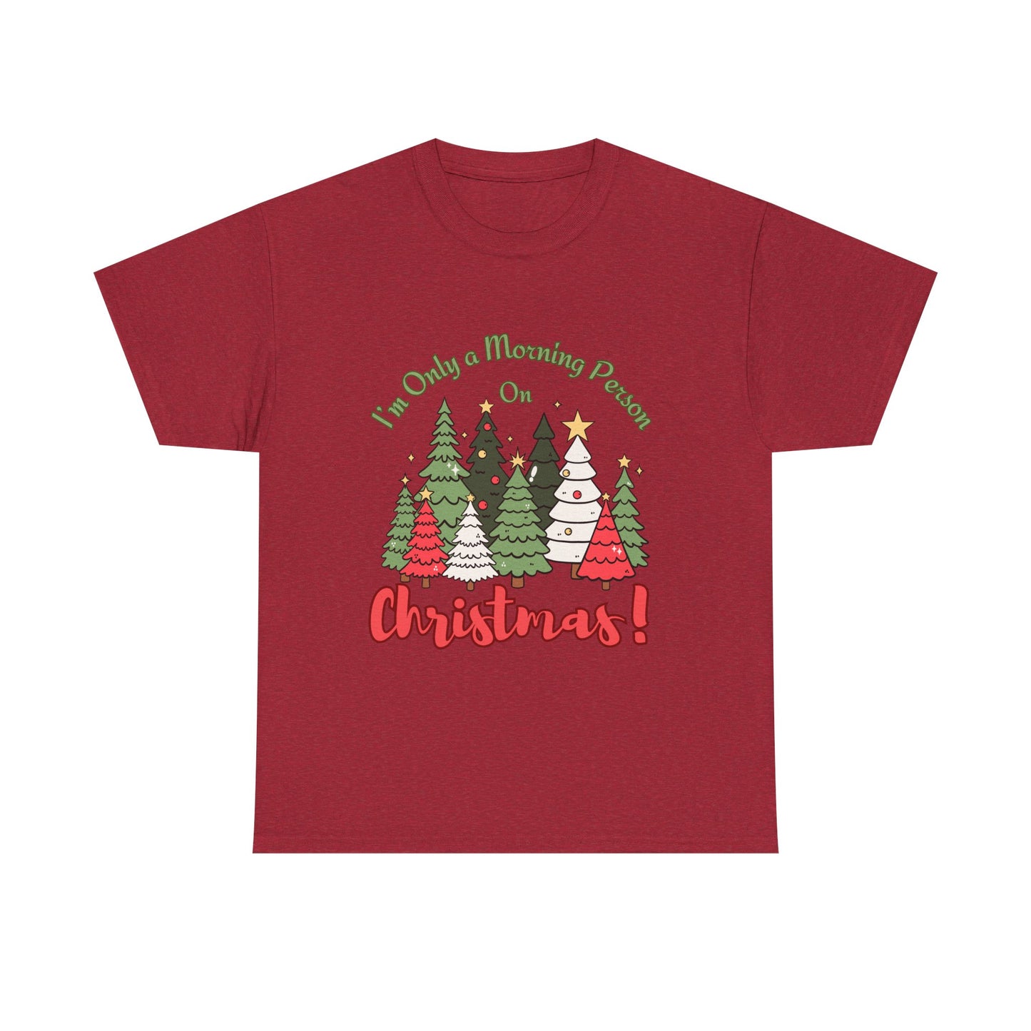 Morning Person Unisex Heavy Cotton Tee