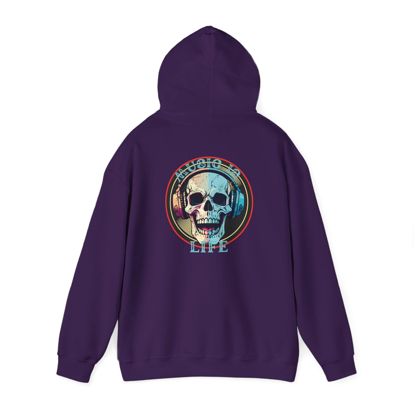 Music is Life Unisex Heavy Blend™ Hooded Sweatshirt