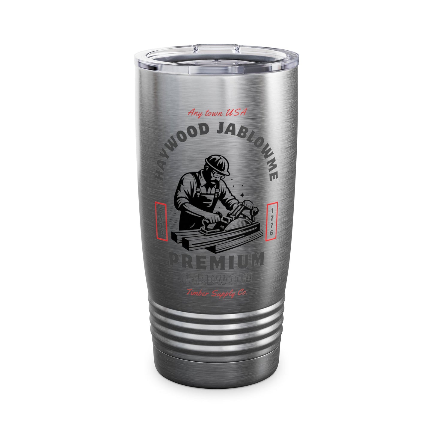 Premium Hardwood 20oz Ringneck Tumbler