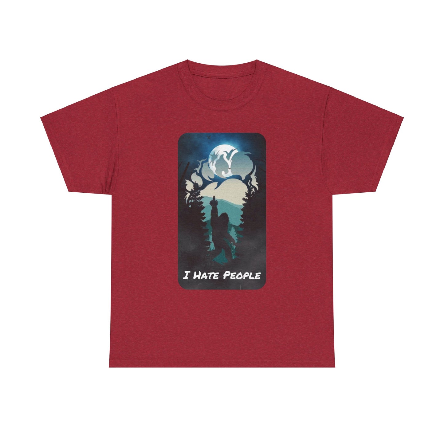I Hate People Unisex Heavy Cotton Tee