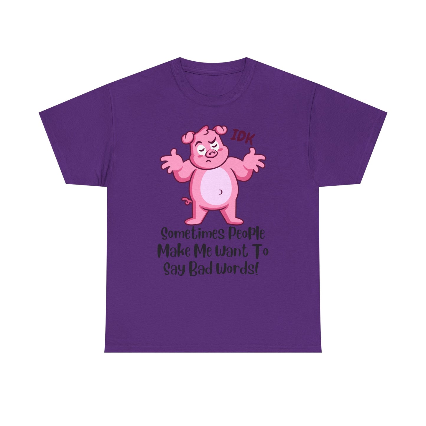 Bad Words Unisex Heavy Cotton Tee