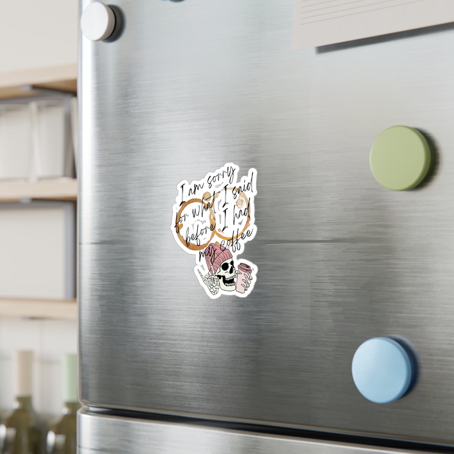 Coffee Kiss-Cut Vinyl Decals