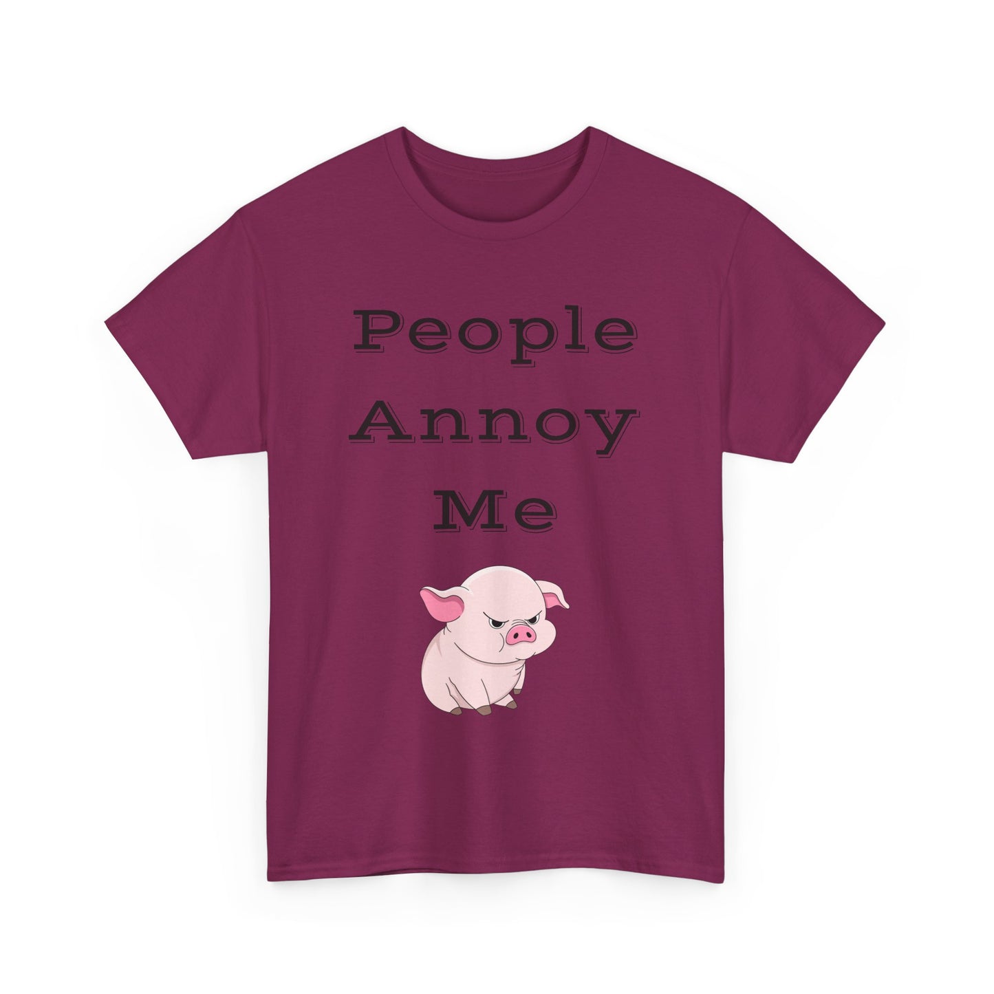People Annoy Me Unisex Heavy Cotton Tee
