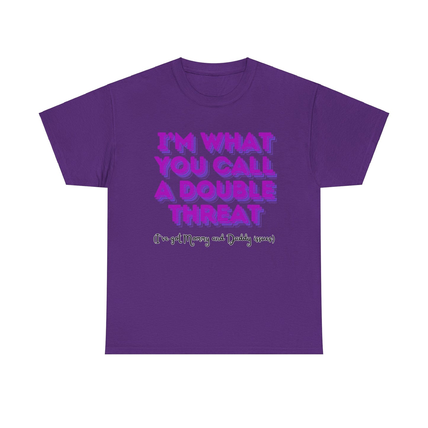Double Threat Unisex Heavy Cotton Tee