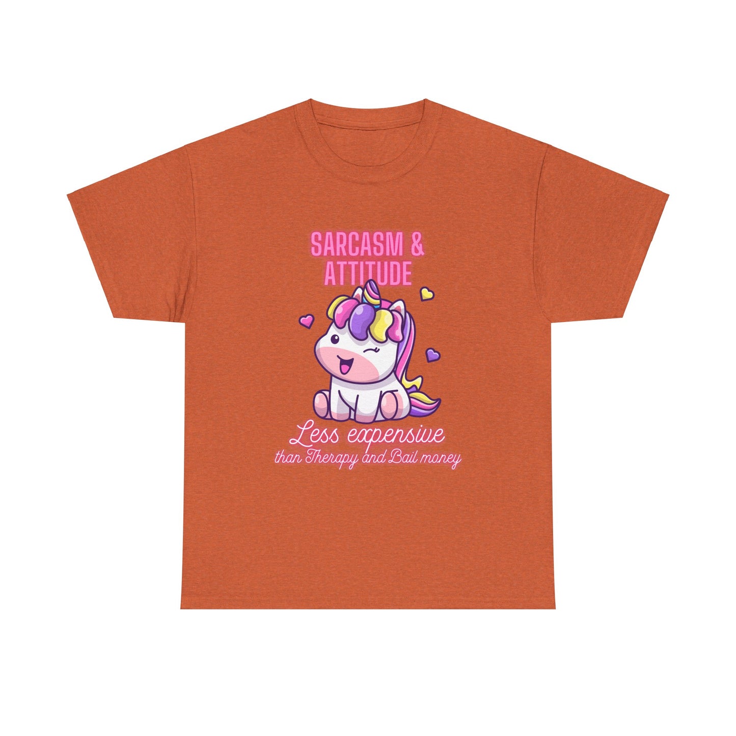 Sarcasm & attitude Unisex Heavy Cotton Tee
