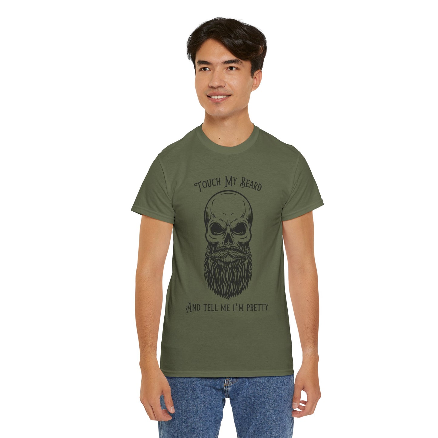 Touch My Beard Unisex Heavy Cotton Tee