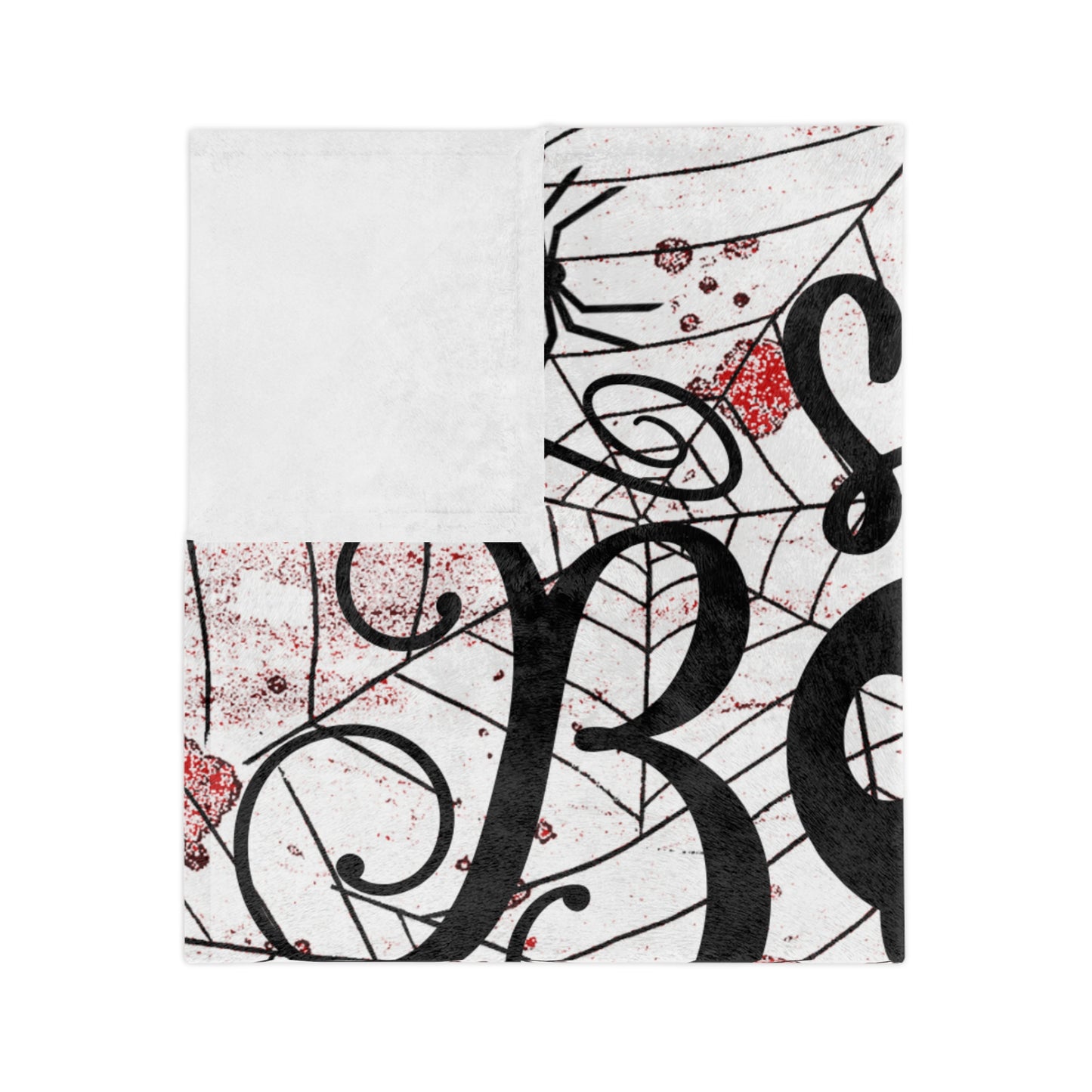 Say Boo Velveteen Microfiber Blanket