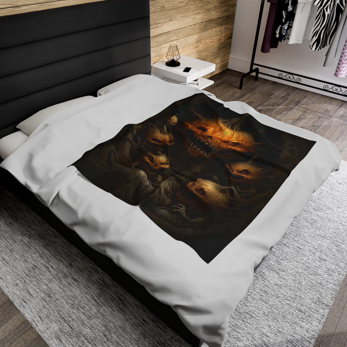Halloween Velveteen Plush Blanket