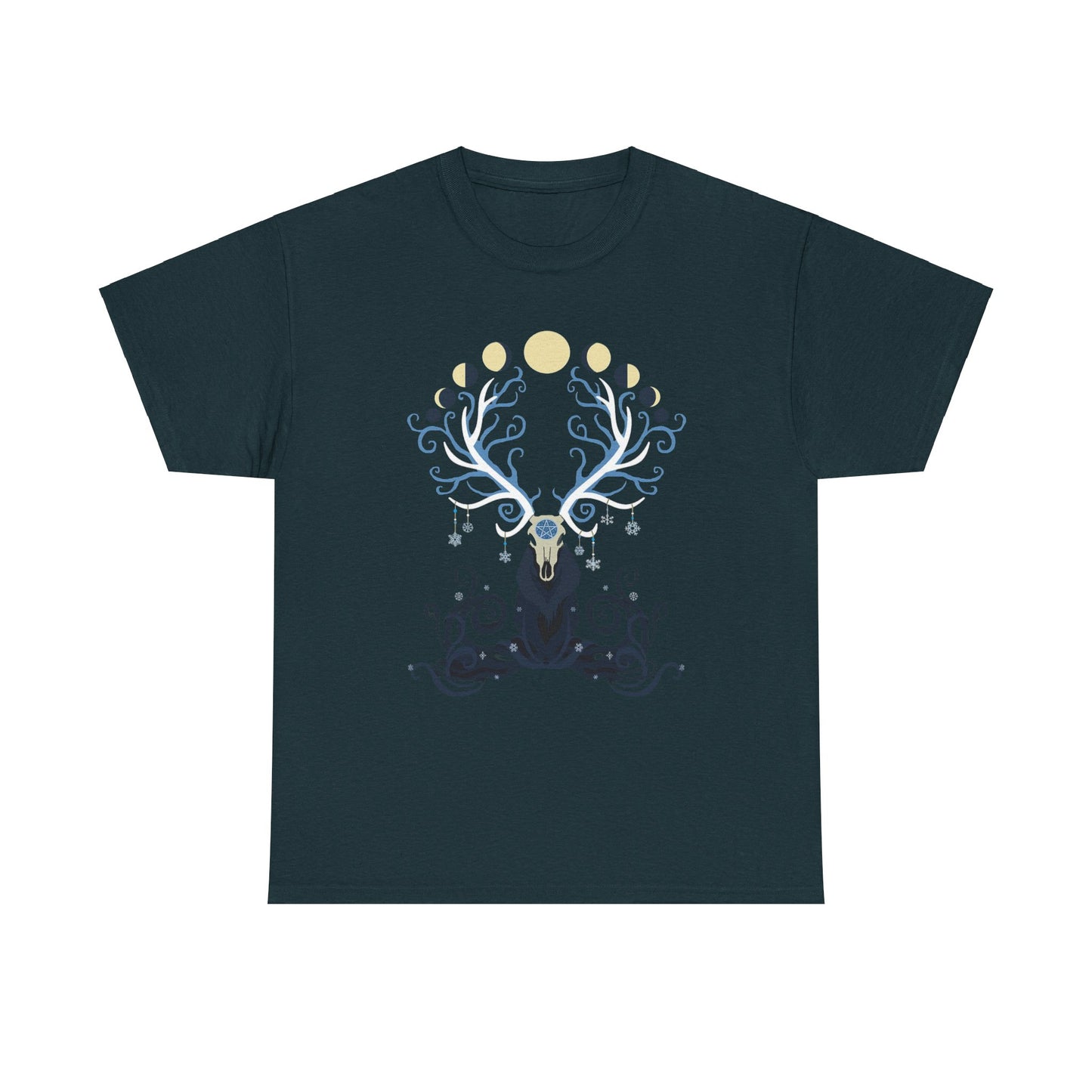 Deer Moon Unisex Heavy Cotton Tee