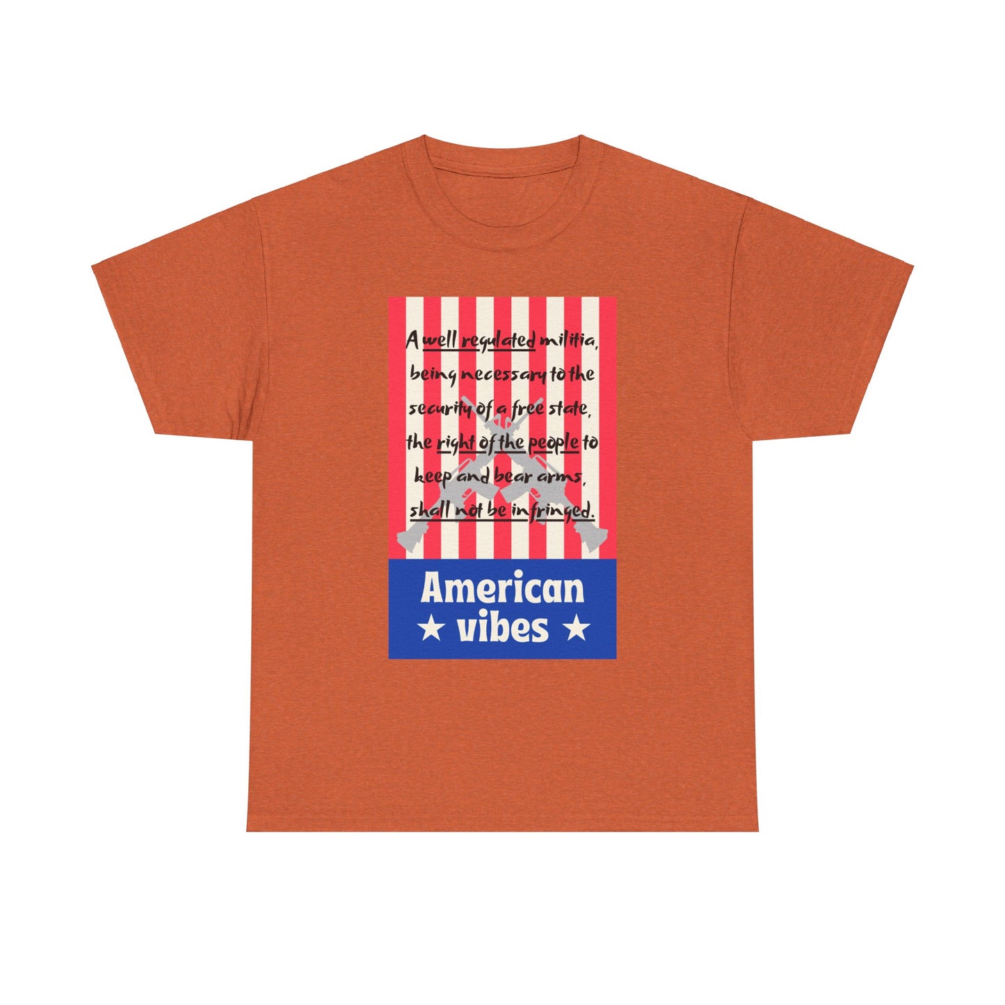 American Vibes Unisex Heavy Cotton Tee