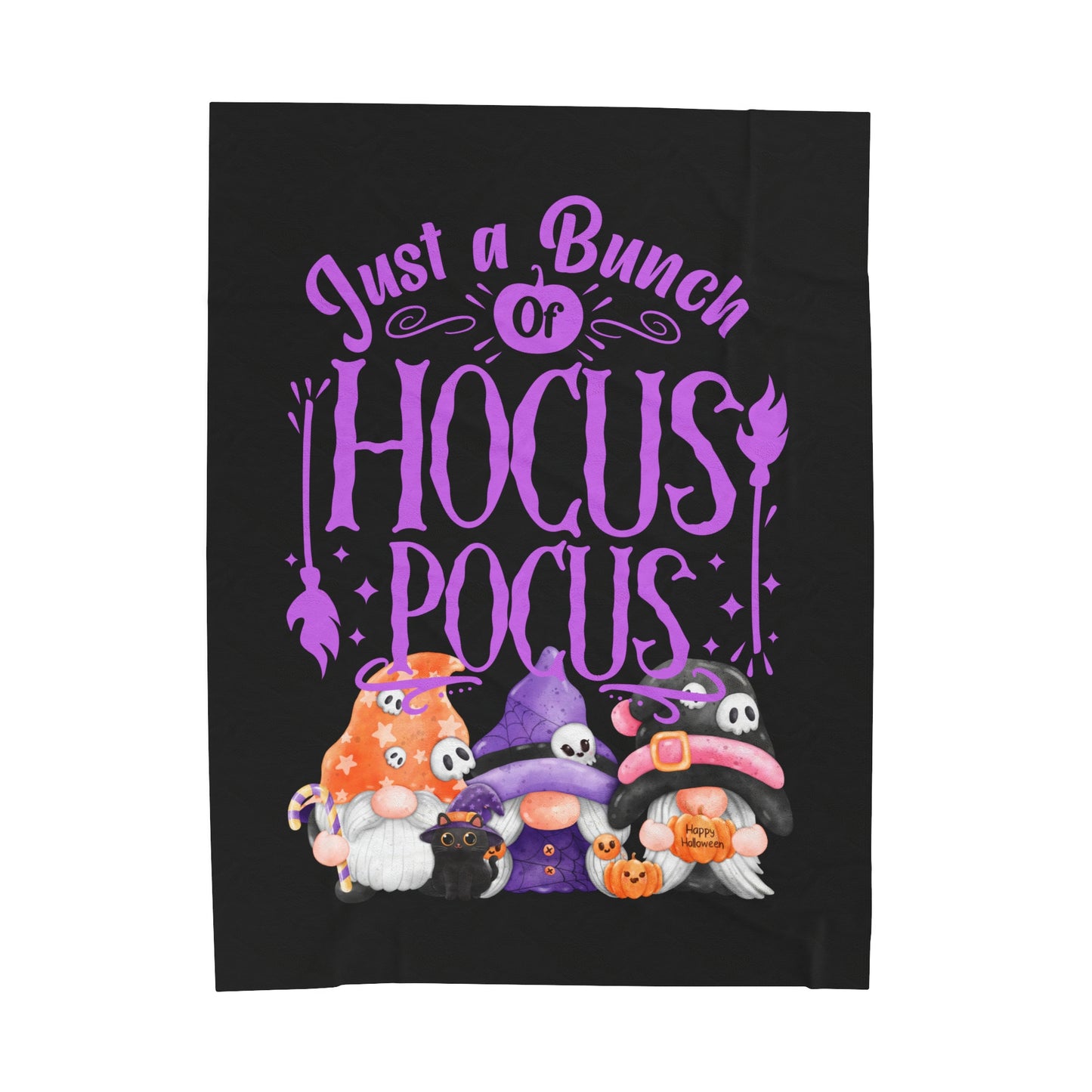 Hocus Pocus Velveteen Plush Blanket