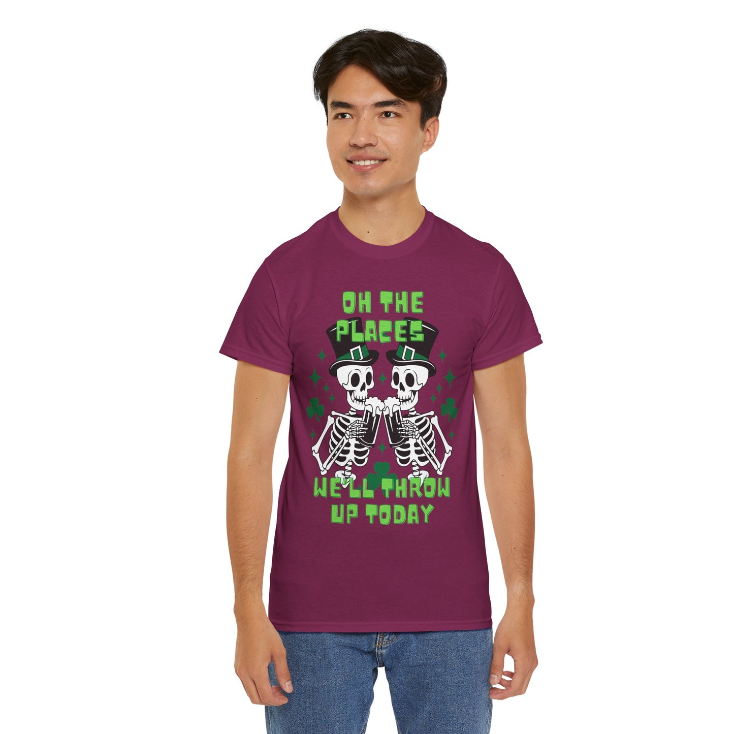 Oh the Places Unisex Heavy Cotton Tee