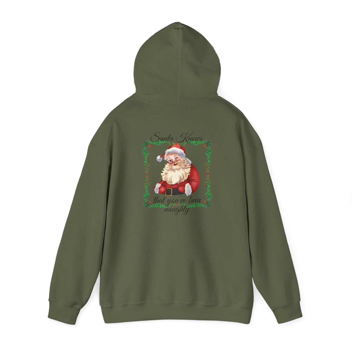Santa Knows Unisex Heavy Blend™ Hooded Sweatshirt