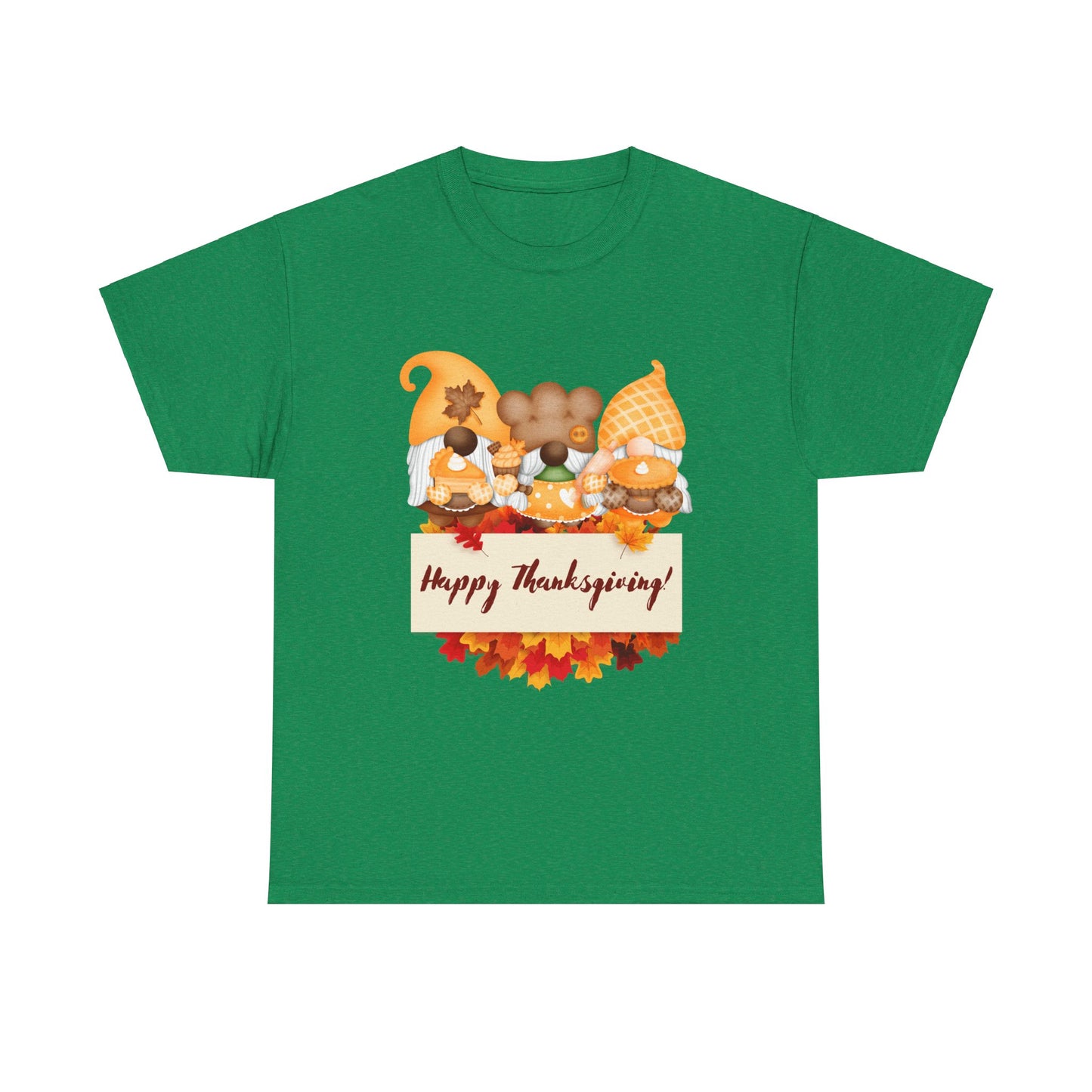 Gnome Thanksgiving Unisex Heavy Cotton Tee
