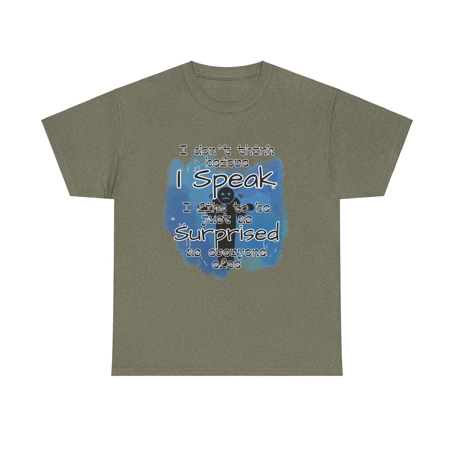 I Don't Think Unisex Heavy Cotton Tee