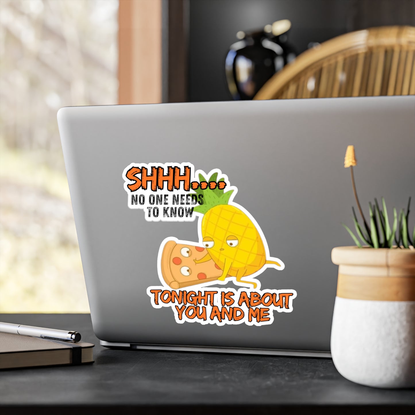 Shhh... Kiss-Cut Vinyl Decals