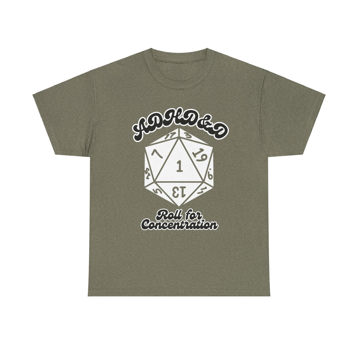 ADHD&D Unisex Heavy Cotton Tee