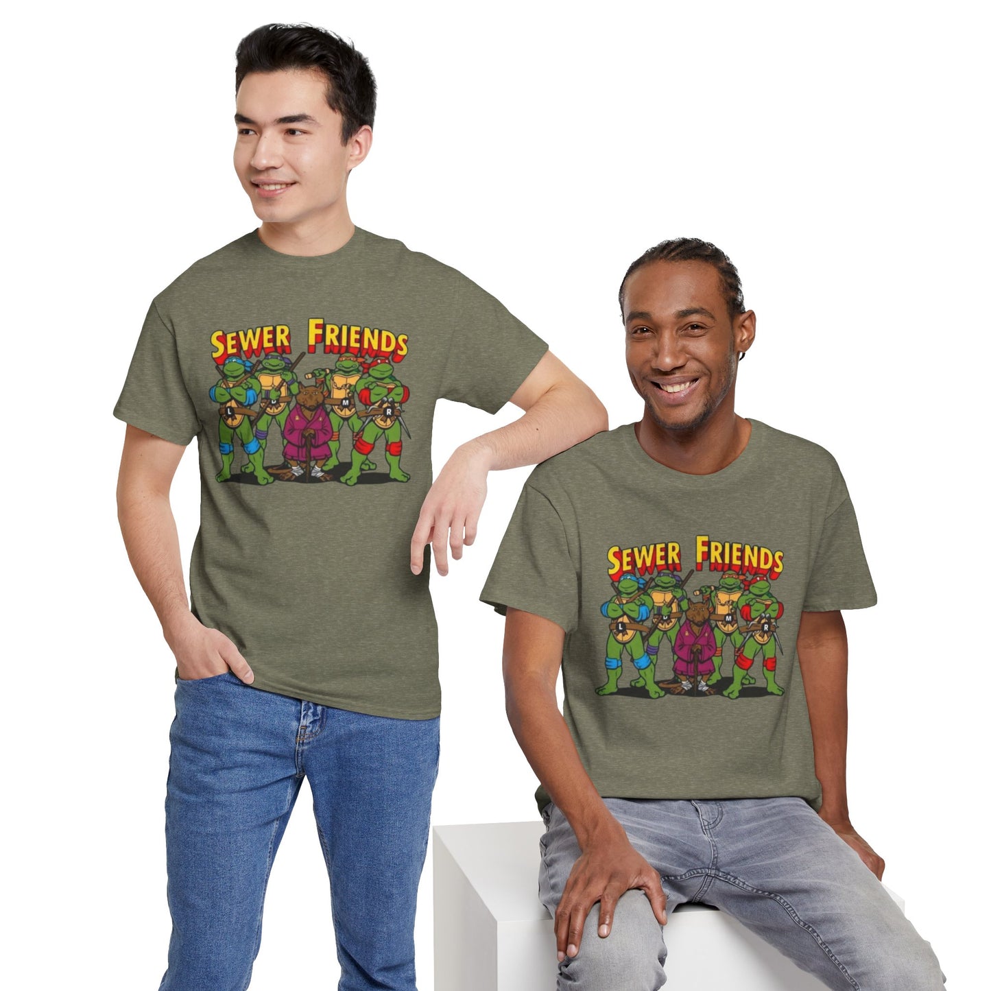 Sewer Friends Unisex Heavy Cotton Tee