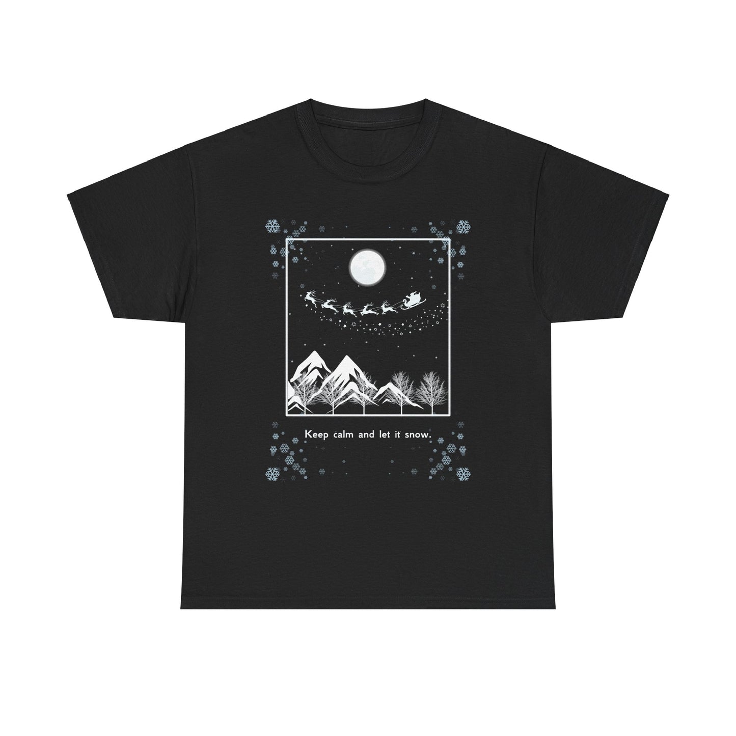 Let it Snow Unisex Heavy Cotton Tee