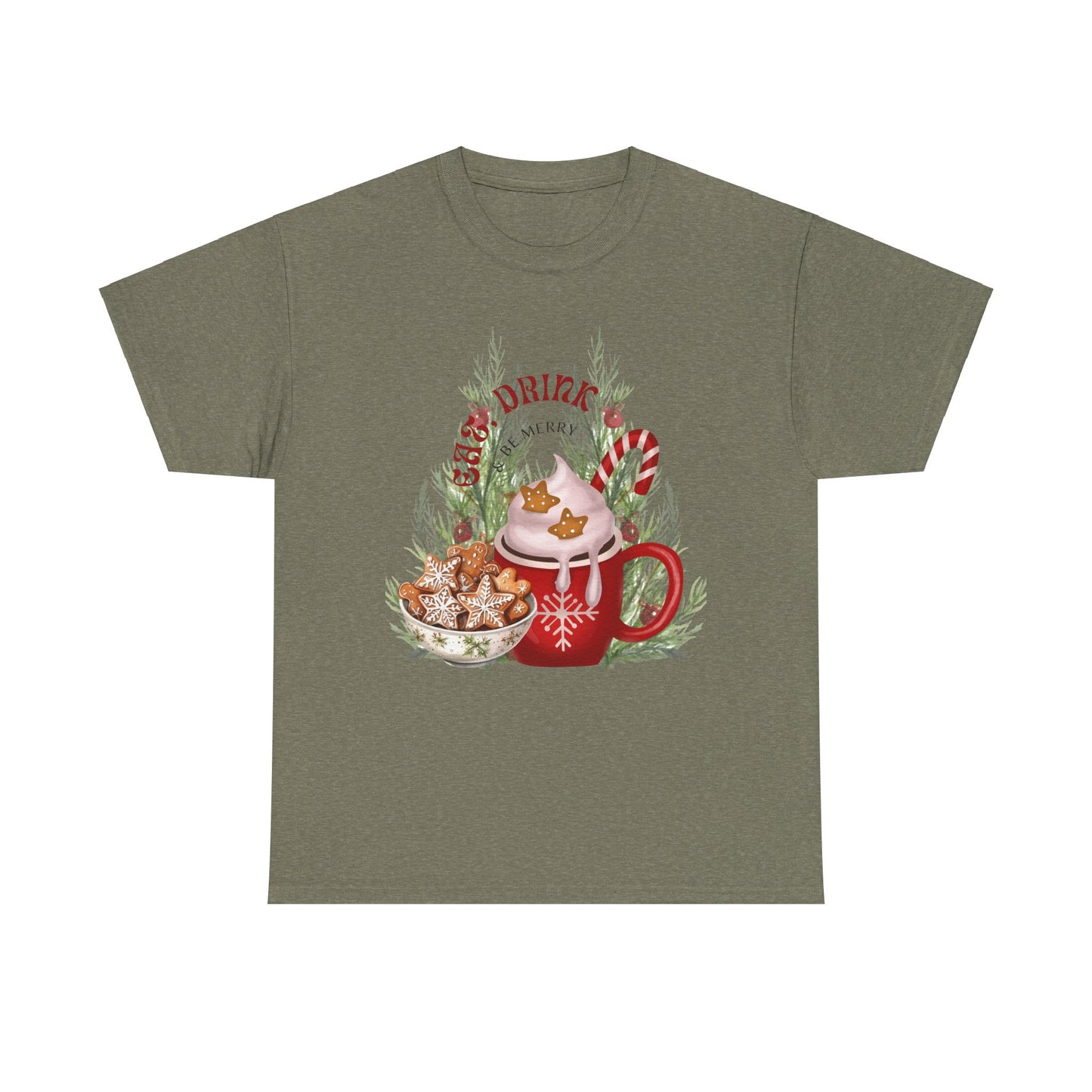 Eat, Drink Unisex Heavy Cotton Tee