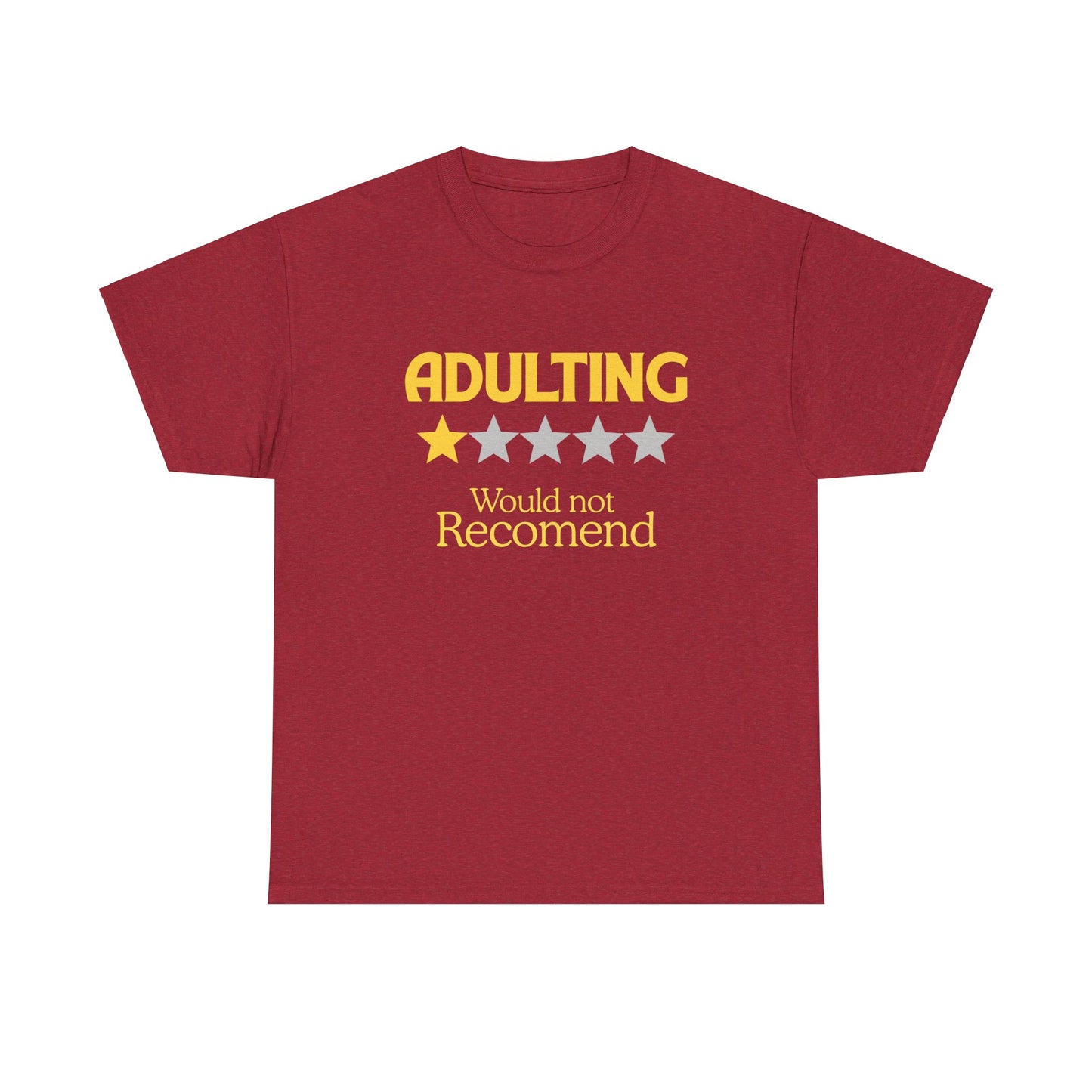 Adulting Unisex Heavy Cotton Tee