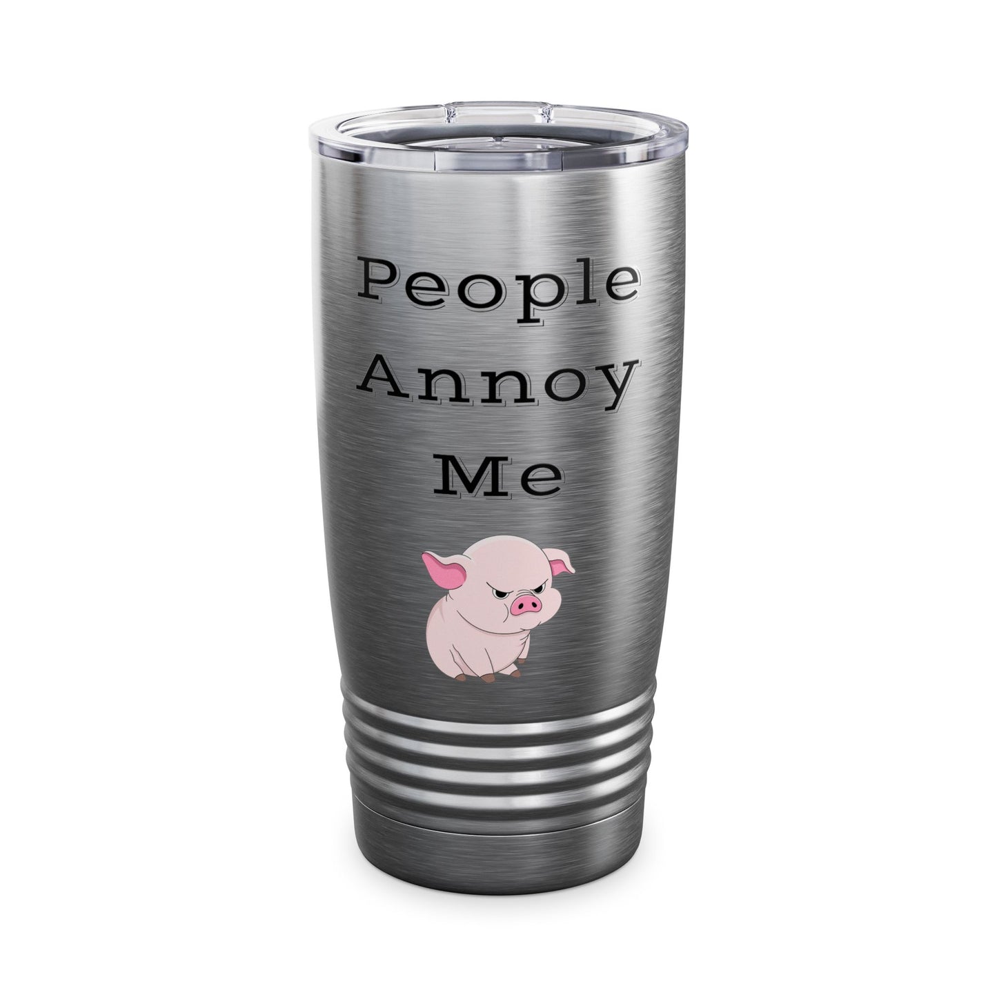 People Annoy Me Ringneck Tumbler, 20oz