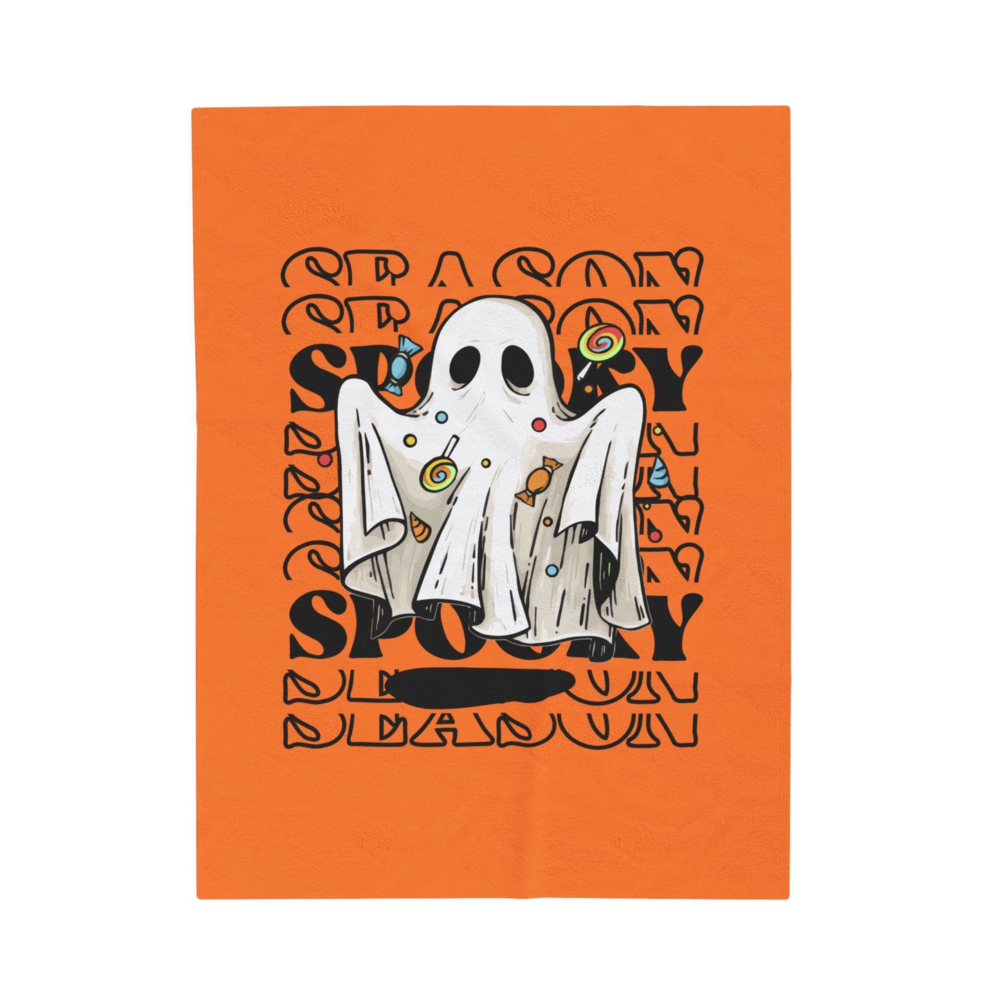 Spooky Season Velveteen Plush Blanket