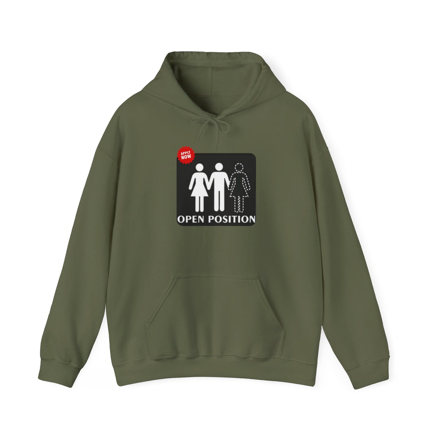 Open Position 2 Unisex Heavy Blend™ Hooded Sweatshirt