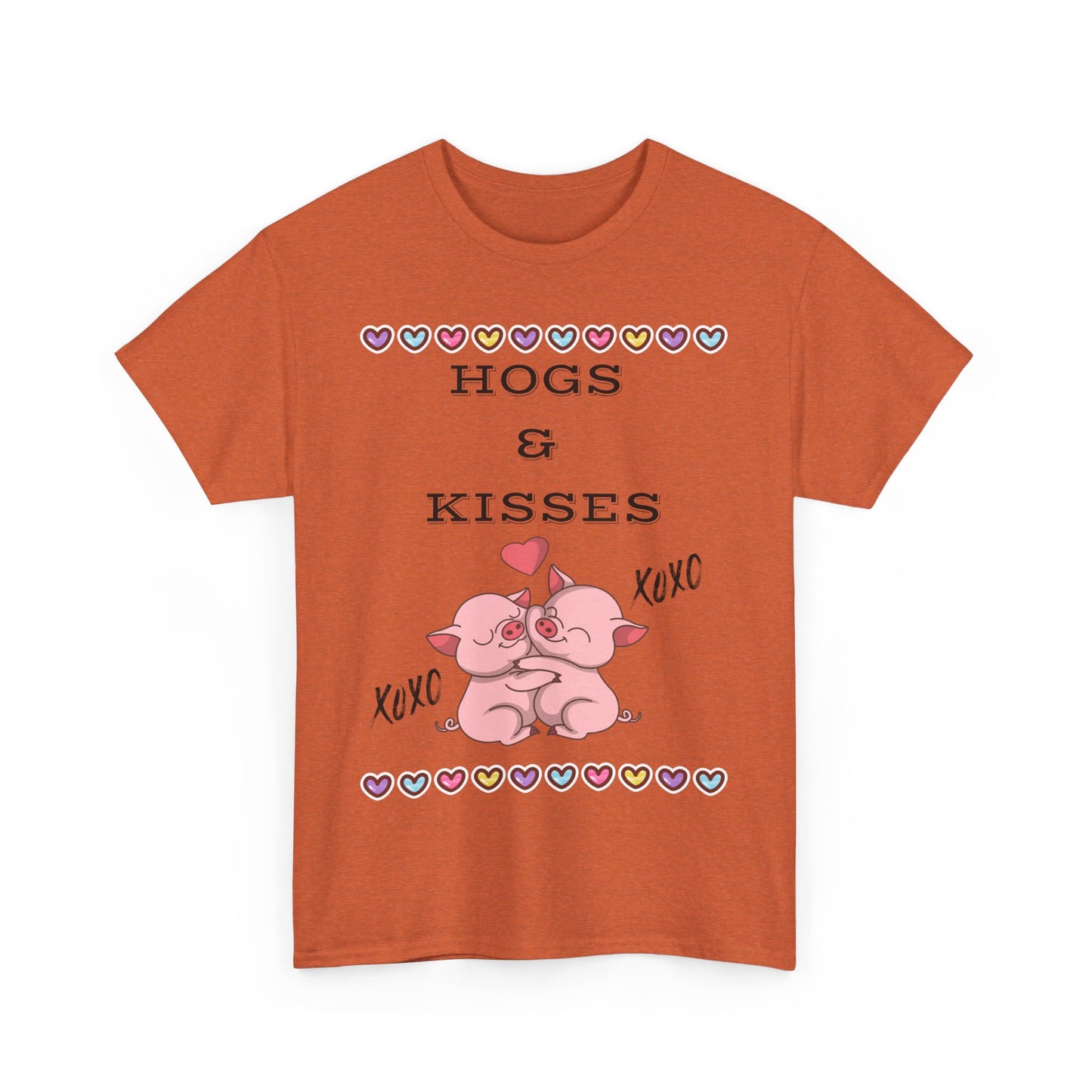 Hogs & Kisses Unisex Heavy Cotton Tee