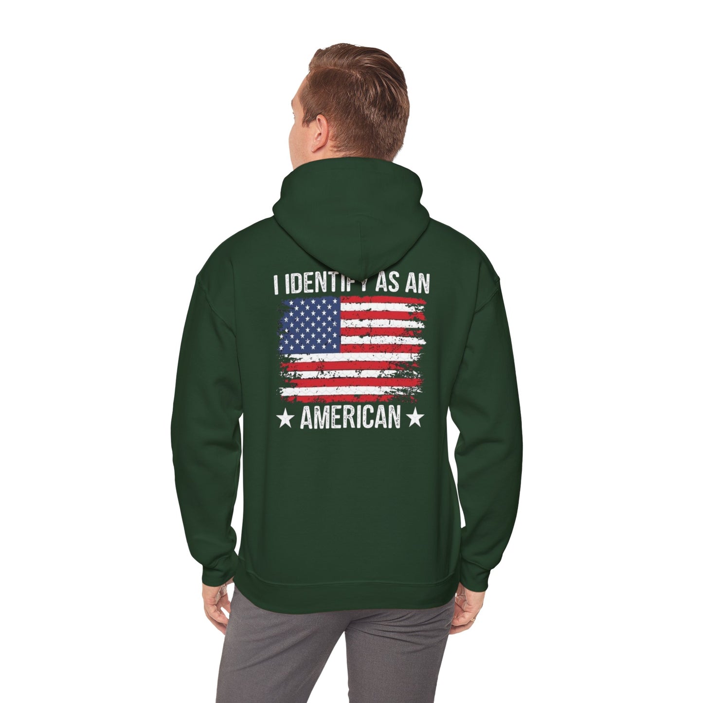 Identify as Unisex Heavy Blend™ Hooded Sweatshirt