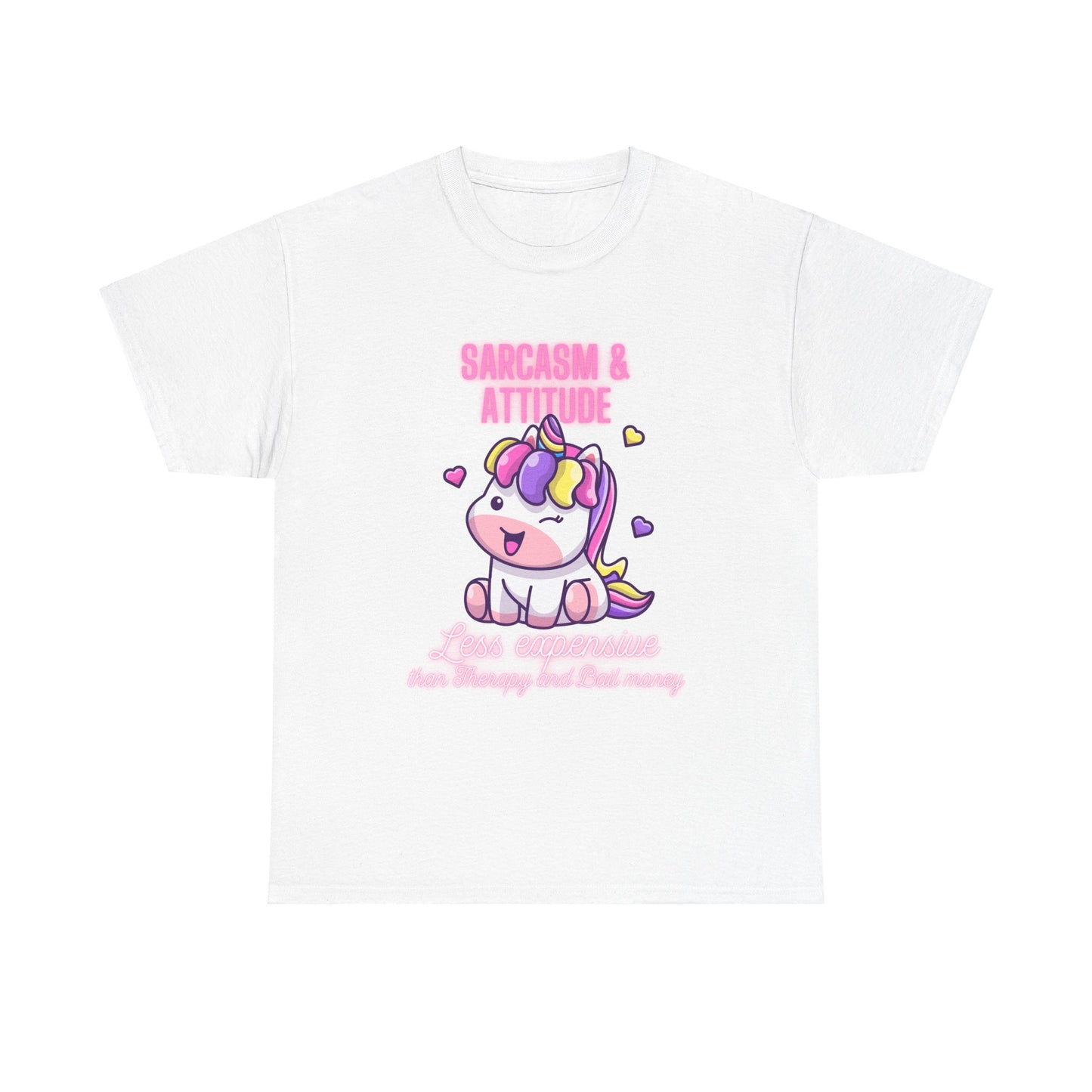 Sarcasm & attitude Unisex Heavy Cotton Tee