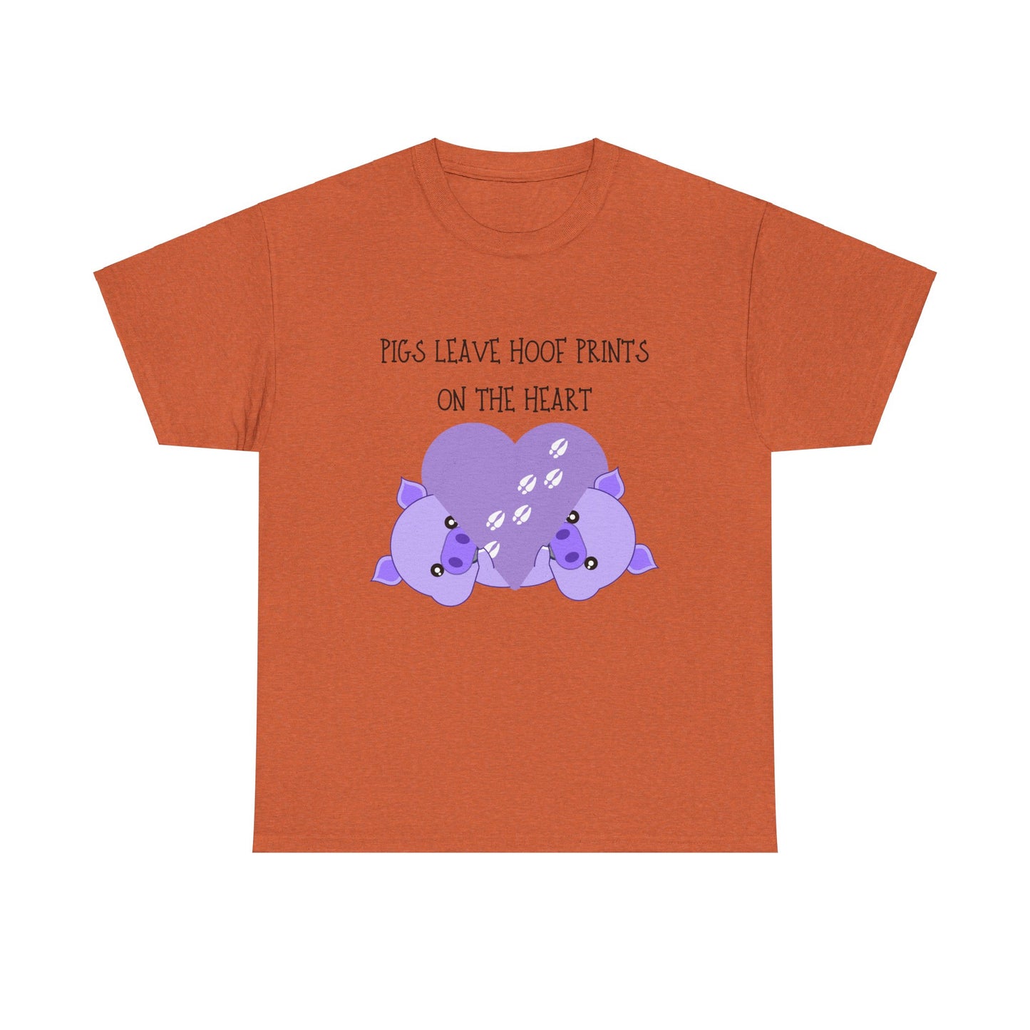 Pigs leave Unisex Heavy Cotton Tee