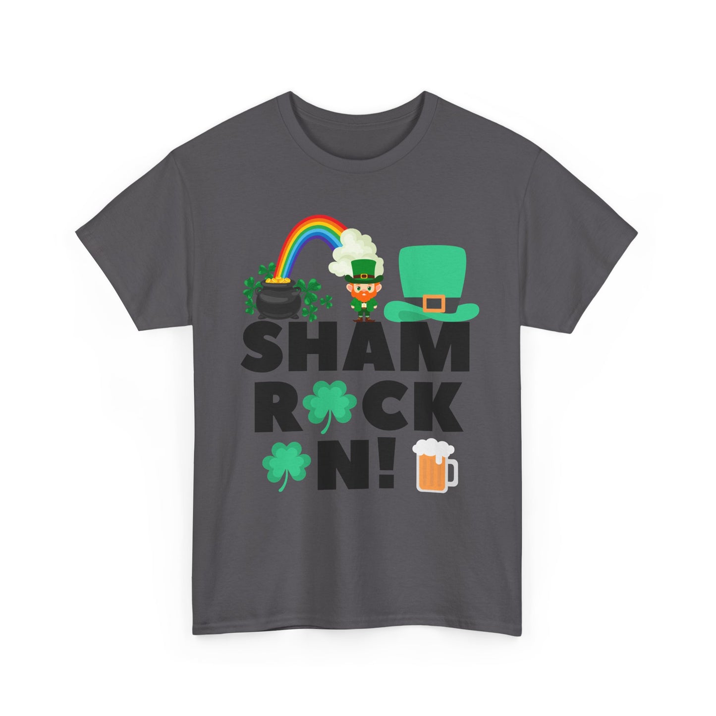 Shamrock On Unisex Heavy Cotton Tee