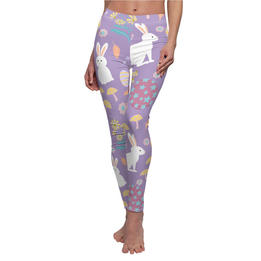 Easter Women's Cut & Sew Casual Leggings (AOP)