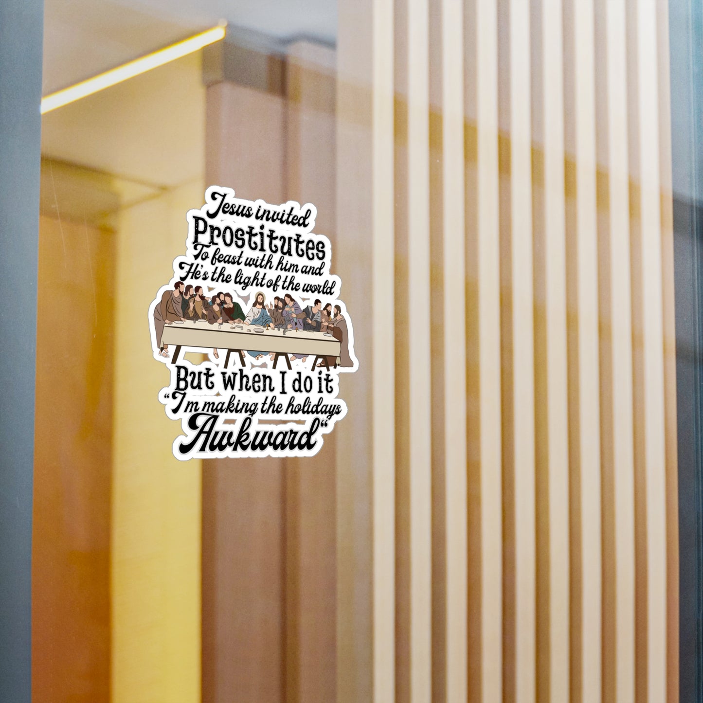 Jesus Kiss-Cut Vinyl Decals