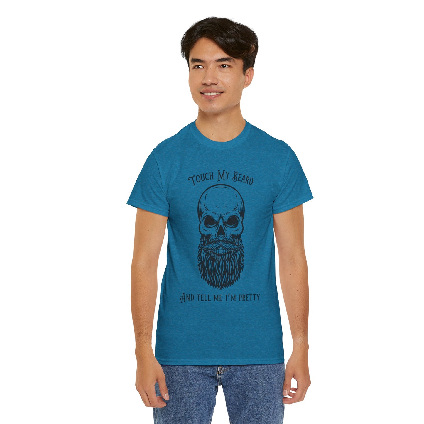 Touch My Beard Unisex Heavy Cotton Tee