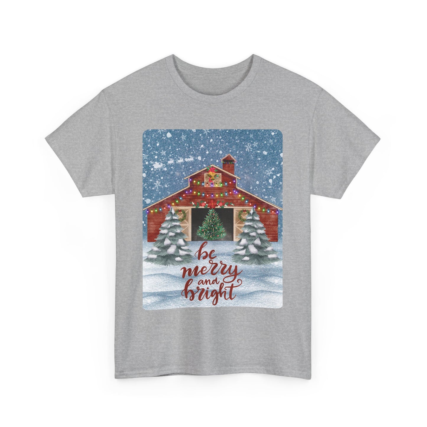 Be Merry Unisex Heavy Cotton Tee