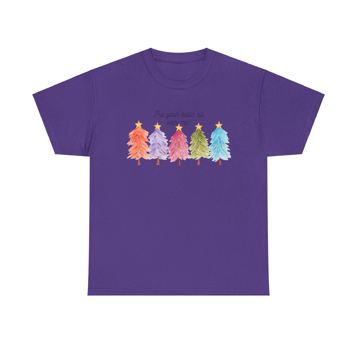 Christmas trees Unisex Heavy Cotton Tee