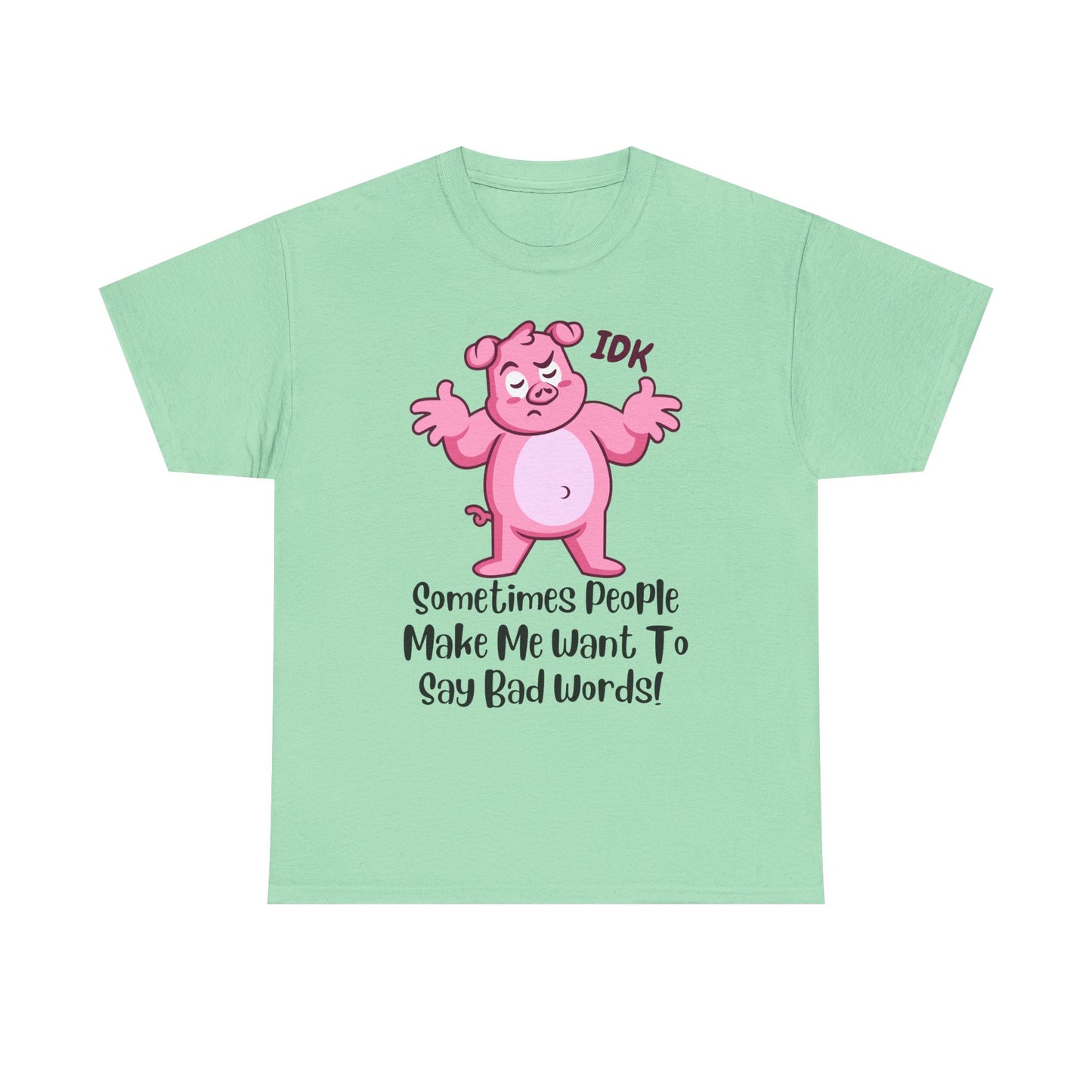 Bad Words Unisex Heavy Cotton Tee