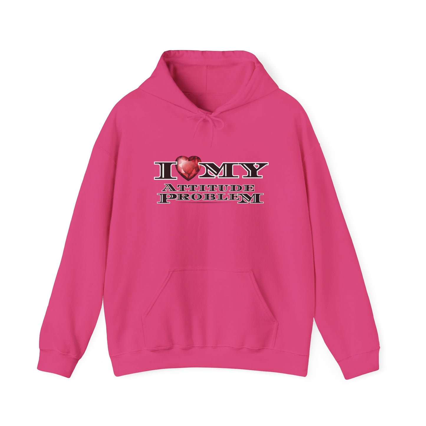 Love My Attitude Unisex Heavy Blend™ Hooded Sweatshirt