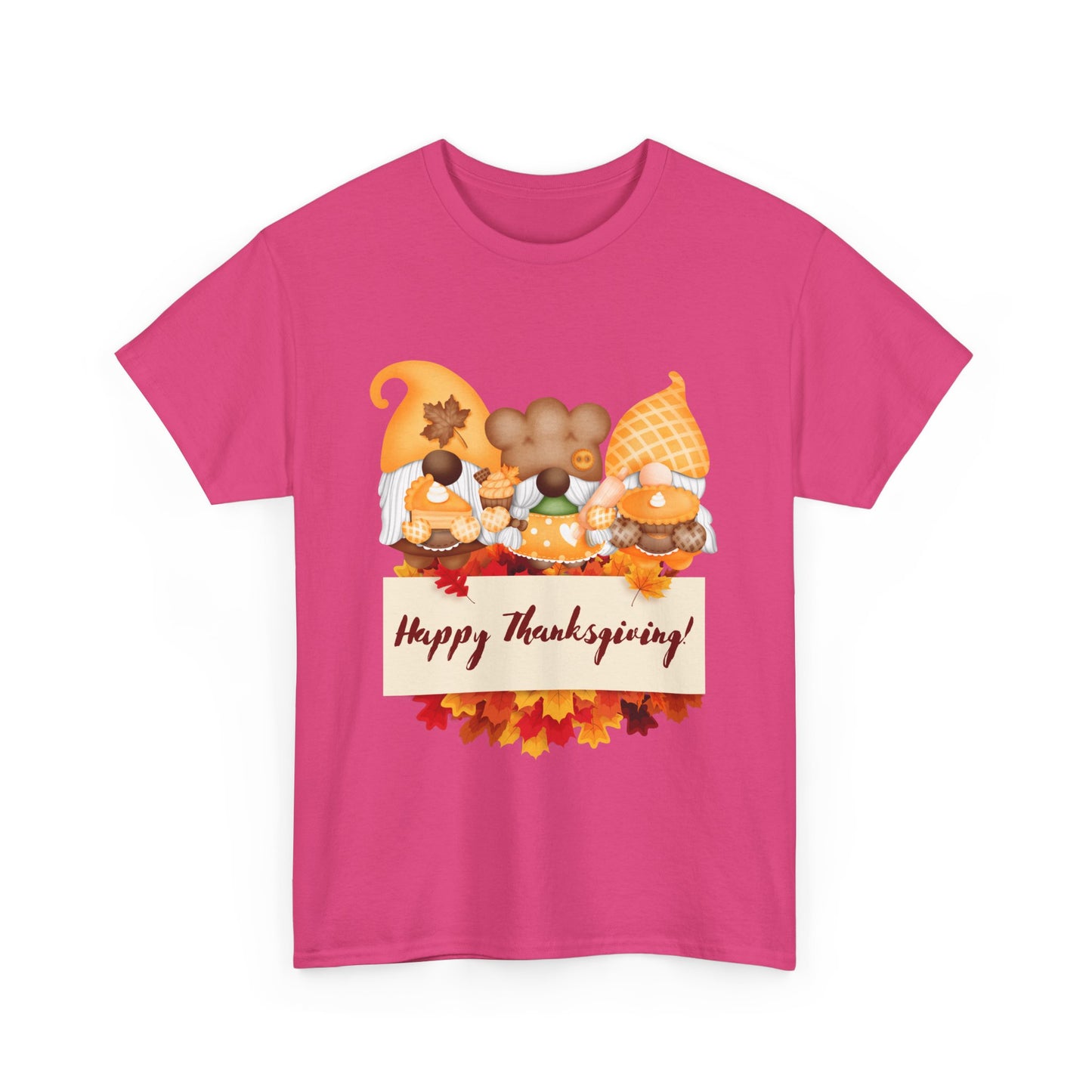 Gnome Thanksgiving Unisex Heavy Cotton Tee