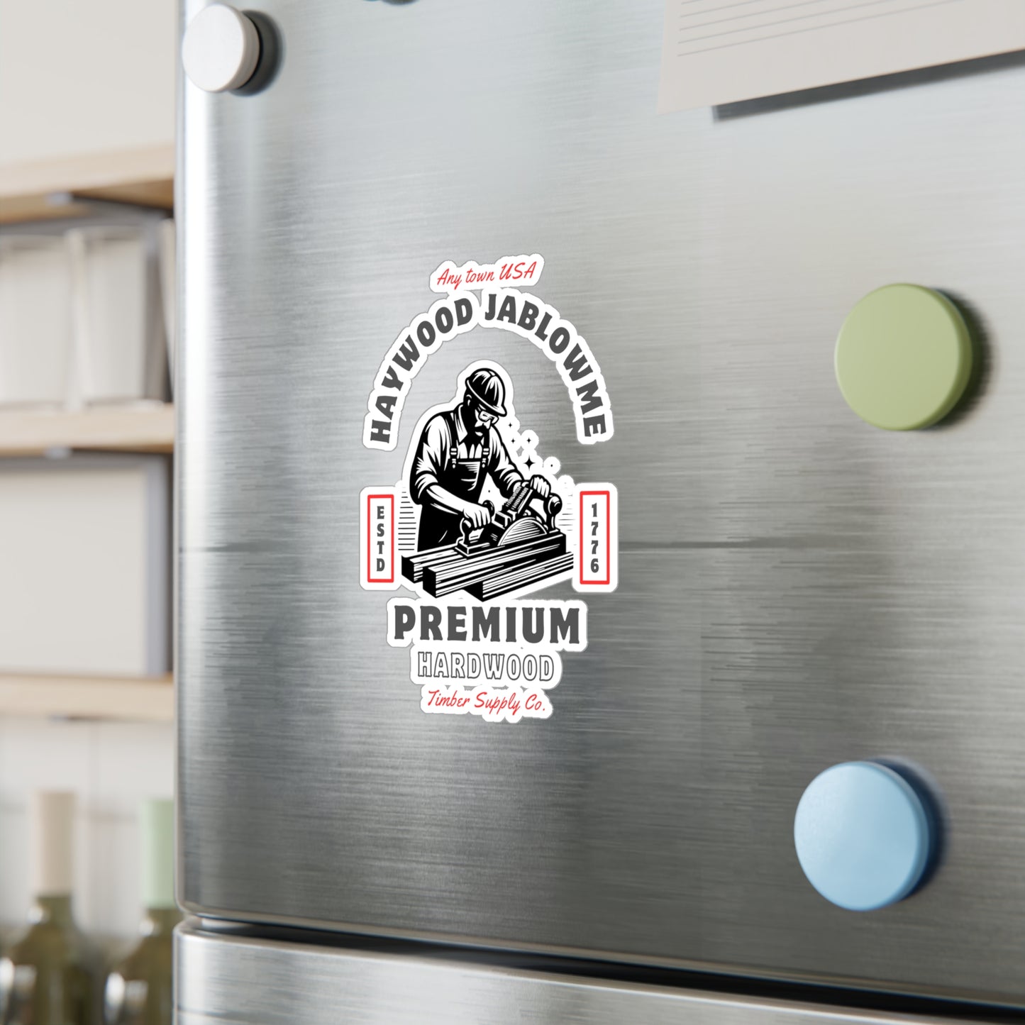 Premium Hardwood Vinyl Decal