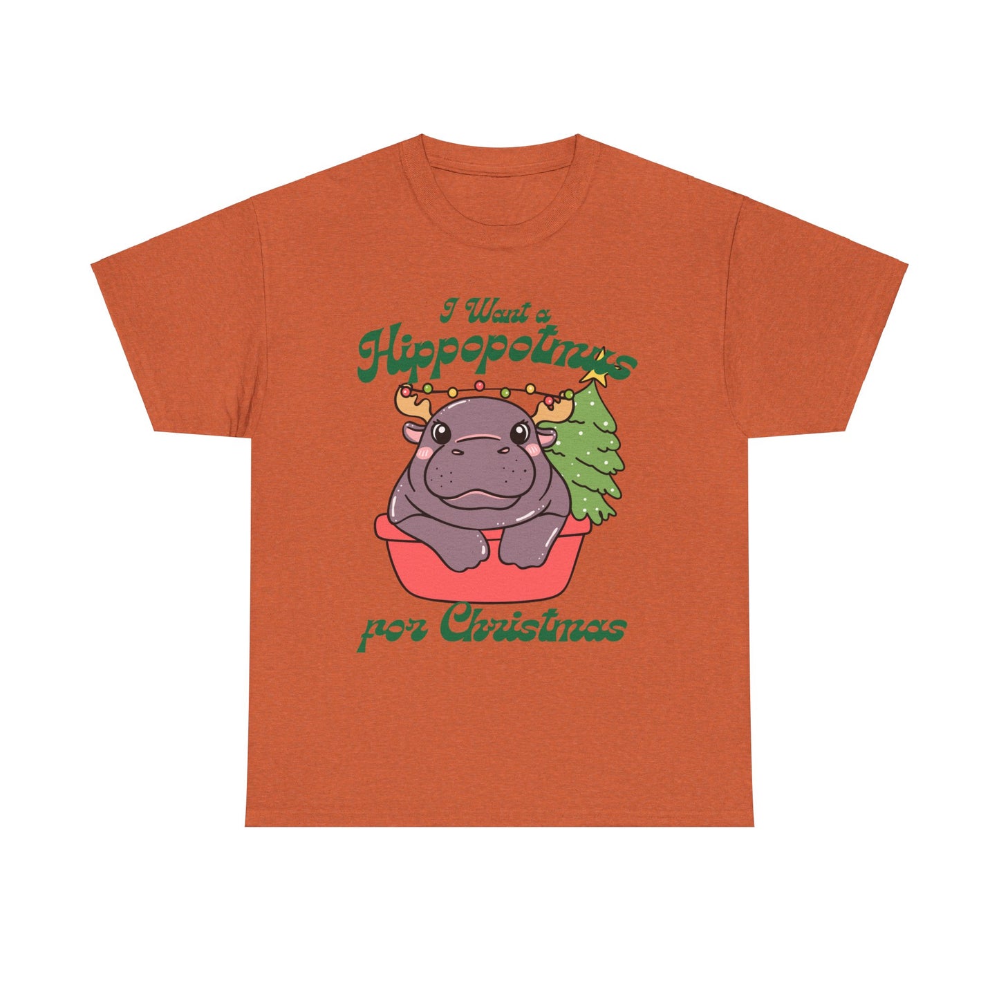 Hippo Unisex Heavy Cotton Tee