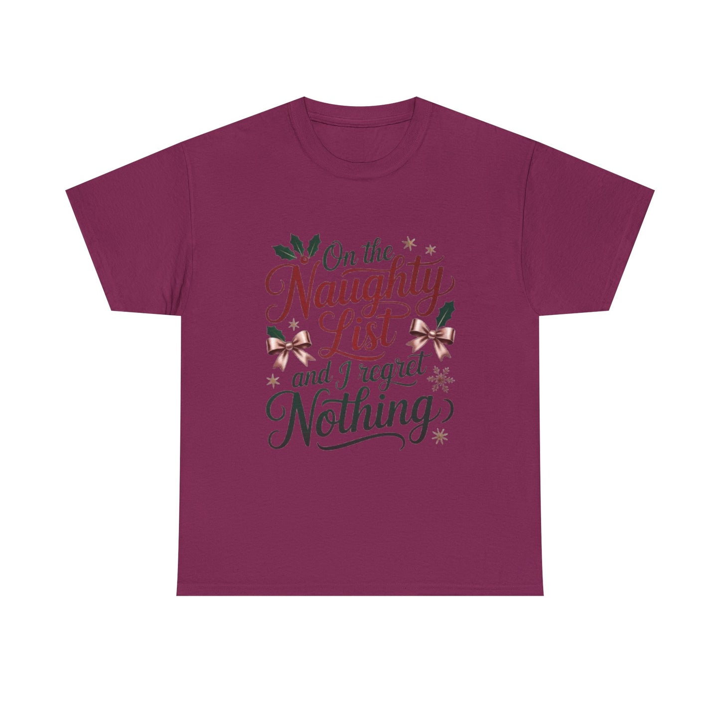 Regret Nothing Unisex Heavy Cotton Tee