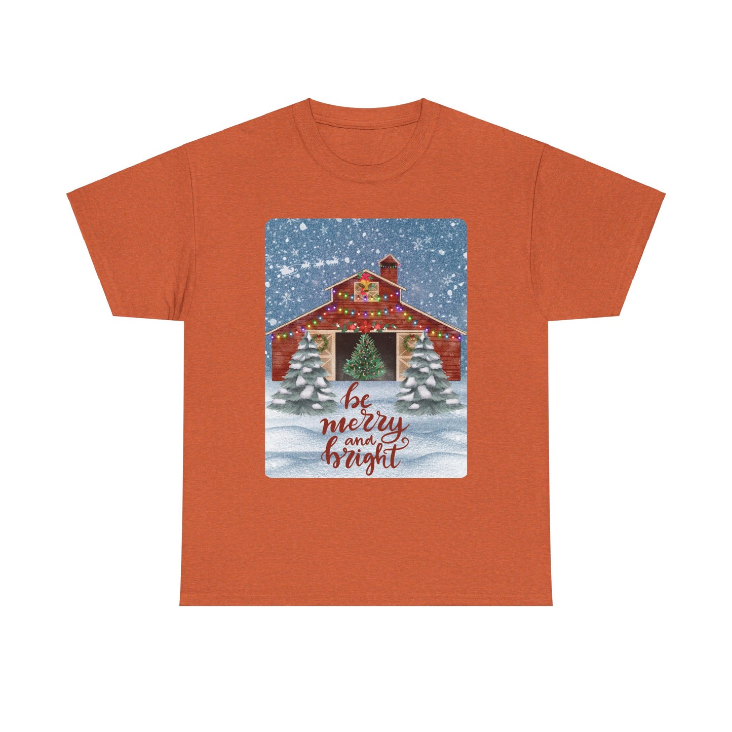 Be Merry Unisex Heavy Cotton Tee