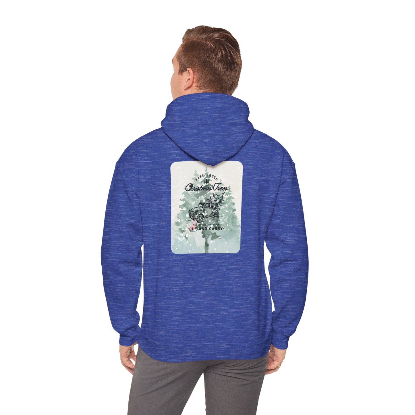 Christmas Trees Unisex Heavy Blend™ Hooded Sweatshirt