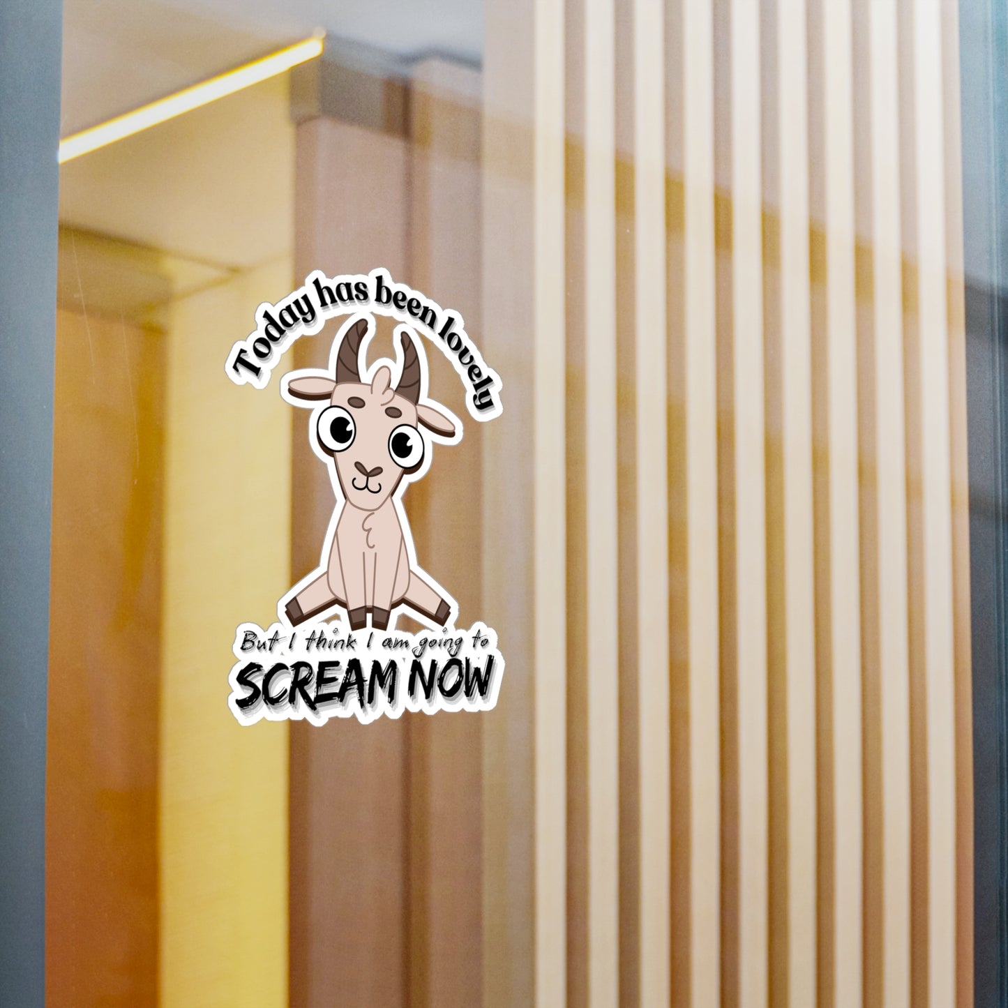 Scream Kiss-Cut Vinyl Decals