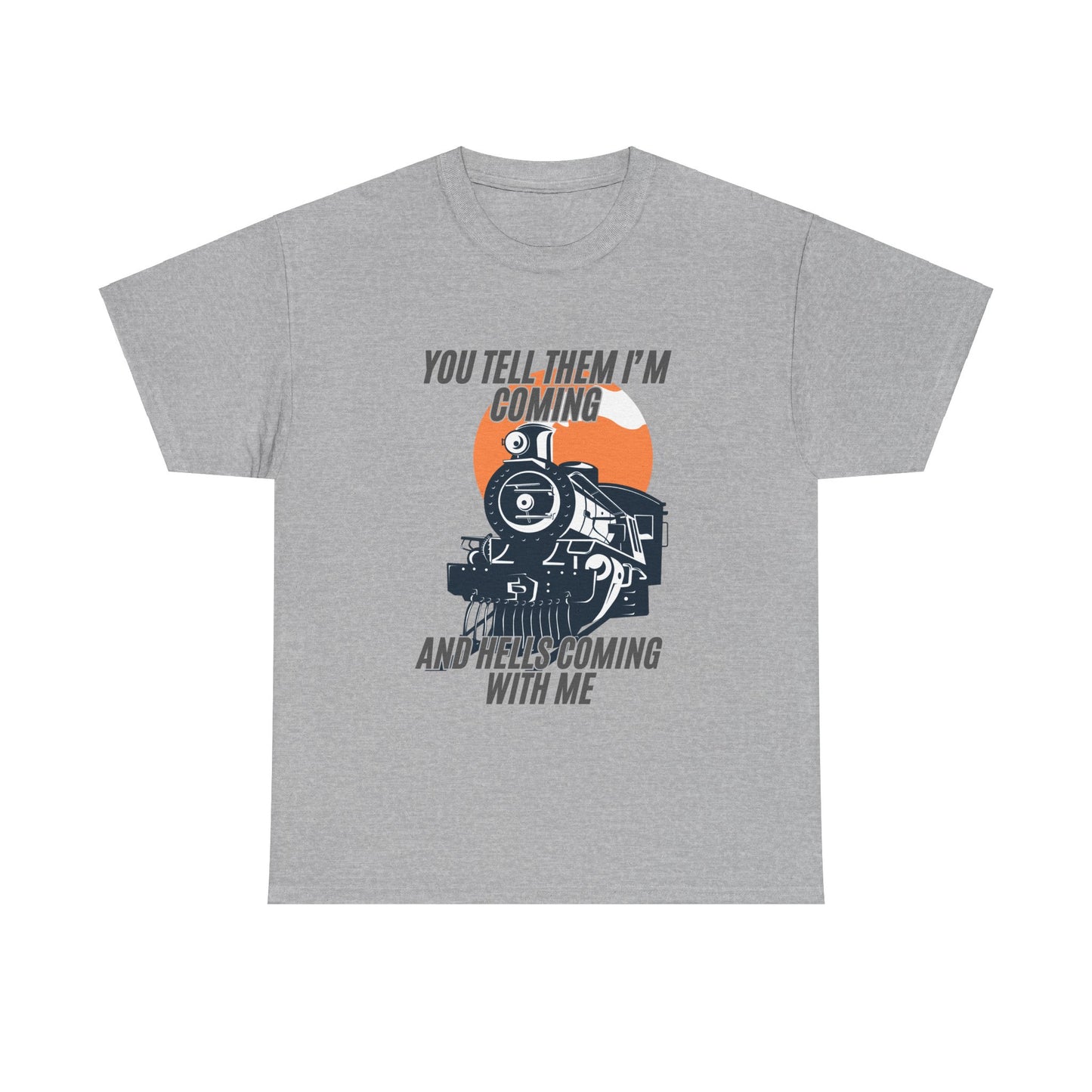 Hell's Coming Unisex Heavy Cotton Tee